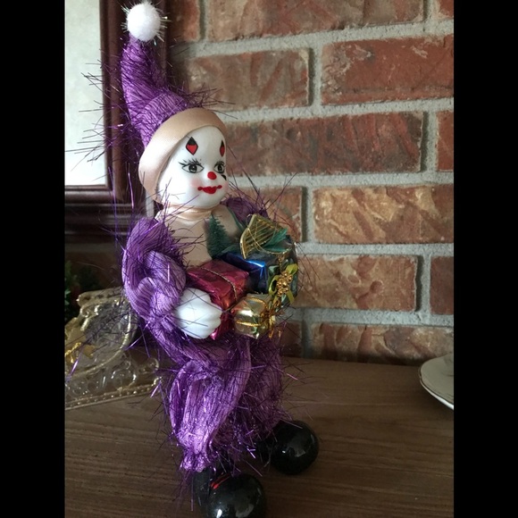 Rare Vintage Porcelain Birthday Collector Clown - Picture 5 of 9